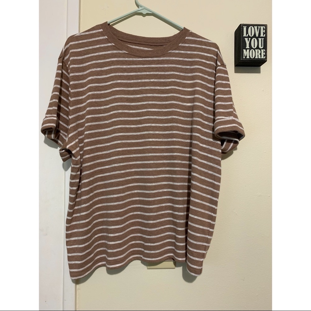 a new day Striped T-Shirt 💘